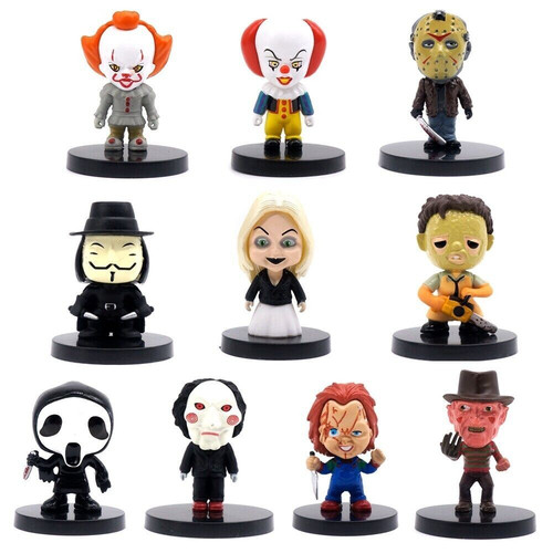 10pcs horror movie killer - killer, 2"