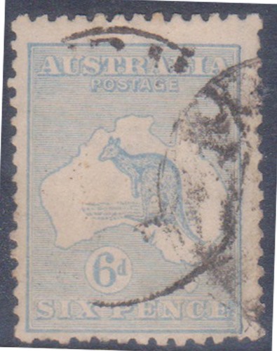 1916 australia 6d - (f249-34),