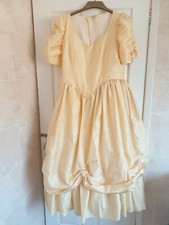 Princess - Bo-Peep Vintage Bridesmaid Prom Wedding Dress - Lemon - size 16