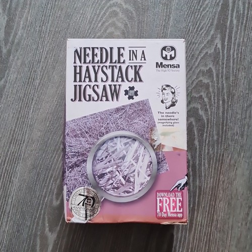 Mensa needle haystack - a,