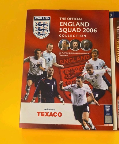 Texaco official england squad - official,