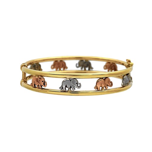 Pre owned 9ct gold tricolor - 9ct,