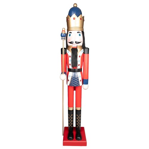Giant wooden nutcracker life - wooden,