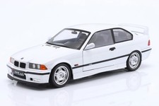 BMW M3 Lightweight Coupe E36 Plain Body 1995 Alpin White Solido S1803919 1:18