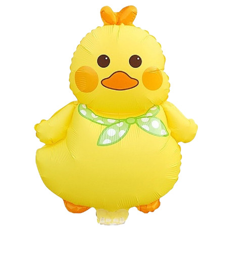 Yellow duck balloon birthday - yellow,