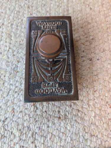 Rare art nouveau bronze ink - rare,