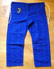 Blue BJJ Gi Pants 10oz  Ripstop  MMA UFC Jiu Jitsu Original Submission Sniper