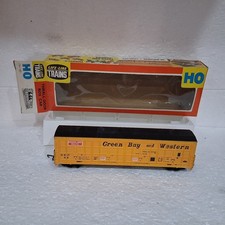Life-Like Train Green Bay & Western Thrall Door Box Car HO Scale ref W24