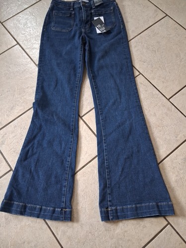 Mid rise flared jeans - flared,