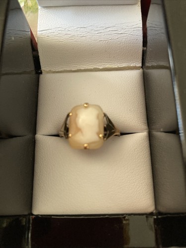 9ct gold antique cameo - 9ct,