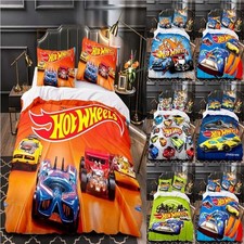 3D Hot Wheels Bedding Set