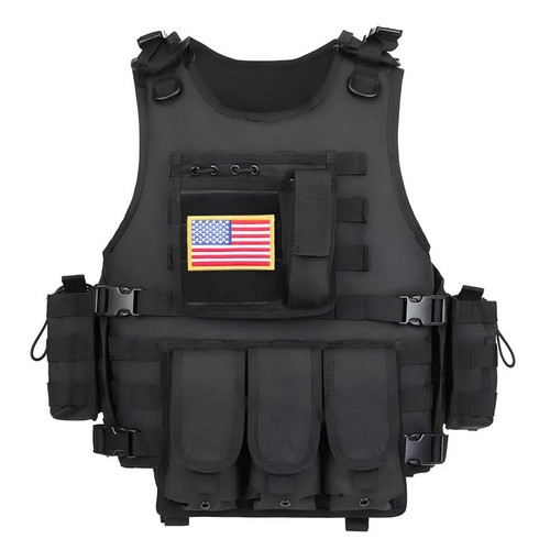Military tactical vest molle - military,