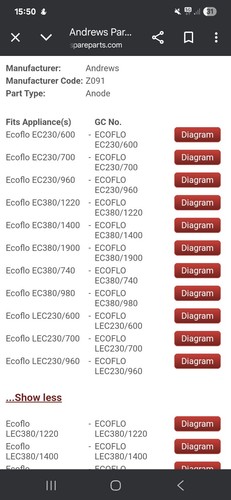 Lockinvar correx anodes and - correx,