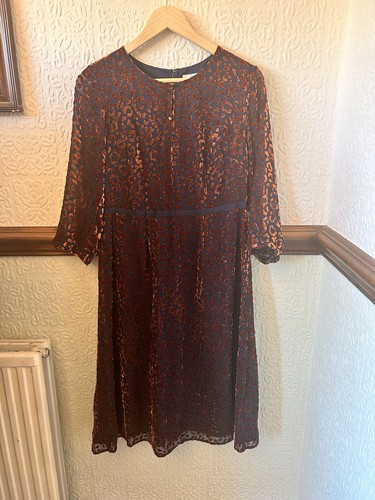 Boden navy and bronze - bronze, leopard