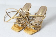 EGO Womens Perpex Kitten Heel