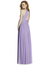 DESSY 4511 ~ Size 12 ~ Passion Lilac Chiffon Dress ~ Bridesmaid, Prom, Cruise