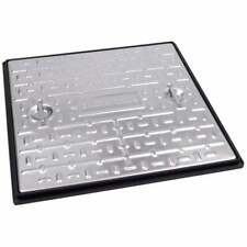 CLARK DRAIN 5 TONNE GALVANISED STEEL MANHOLE COVER 600X600MM PC7BG PEDESTRIAN