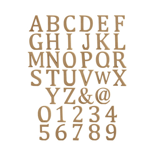 Mdf letters tall - mdf,