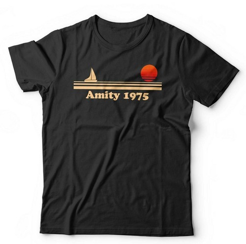 Jaws tshirt amity 1975 unisex - tshirt,