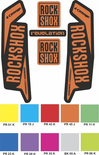 Orange rockshox revelation - orange,