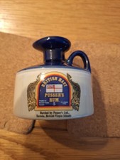 Miniature Pussers Rum Flagon. Empty. Great For A Rum Fan Or A Man Cave .