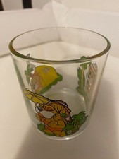 Vintage 1993 Ferrero Nutella Colourful Leo Lion Small Tumbler Glass GC