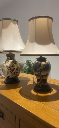 Pair stunning moorcroft - pair,