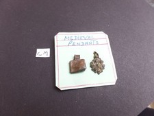 Two medieval pendants  14 th c