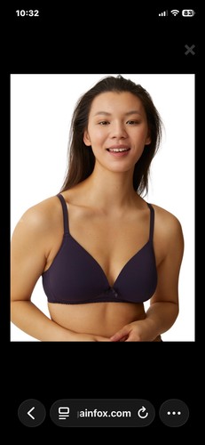 New naturana wireless bra - new,