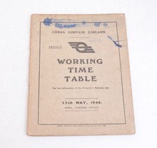 Railway Working Timetable CIE