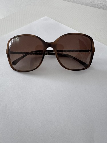 Chanel square sunglasses brown - chanel,