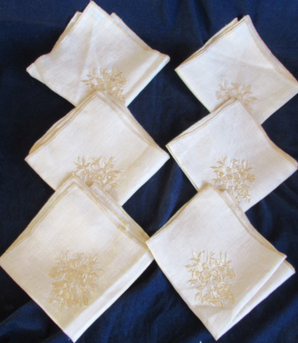 Linen feel beige - 6,