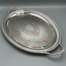 Large Antique Silver Plate