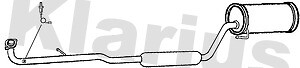 Klarius box with centre - , pipe
