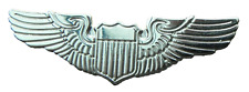 Aviator Pilot Wings Pin Badge Army Navy Air Force Aeroplane Plane Brooch