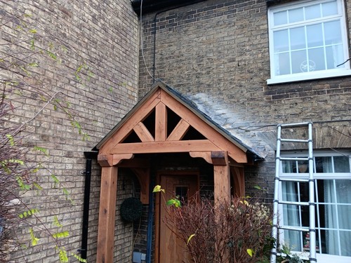 Solid oak porch kit - ,