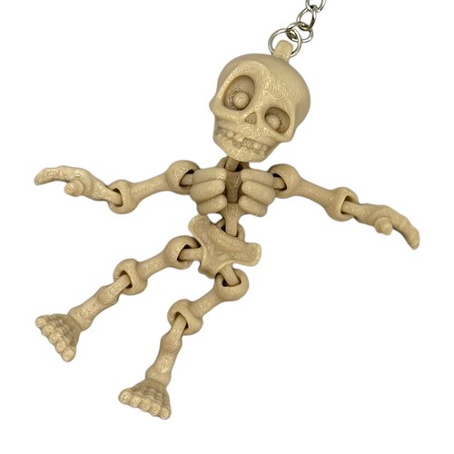 Skeleton keyring jointed - skeleton,