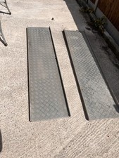 heavy duty plant wagon recovery ramps x2 203cm in length and 47cm width