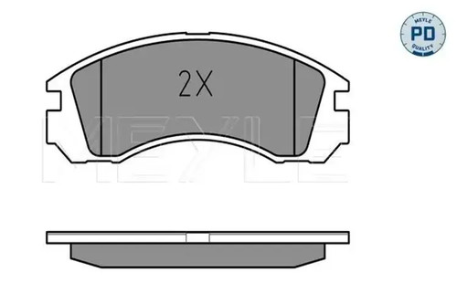 Brake pads front axle - pads,
