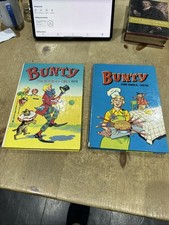 Bunty Annuals x2   Nice Condition  1976 1968. No Writing Within