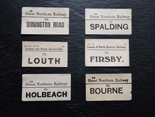 Railway - Luggage Labels - Lincolnshire Stations Collection - LNER - GNR
