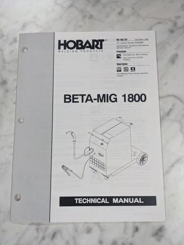 Hobart welder techinical - hobart,