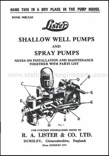 Lister shallow well - shallow, pumps