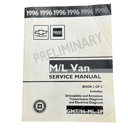 Vintage 1996 chevy gmc van - 1996, m/l