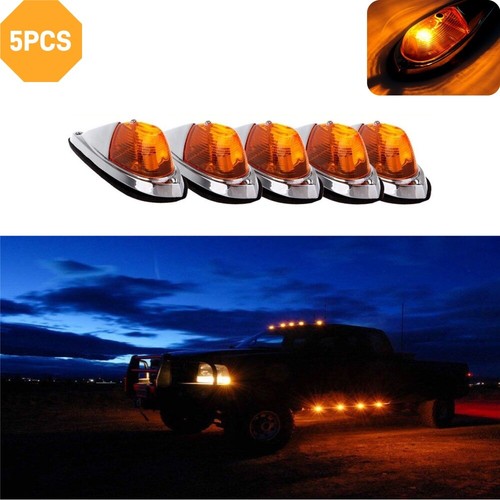 5pcs amber teardrop cab - cab, marker