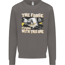 The Forge is Strong With This One Blacksmith Mens Sweatshirt Jumper