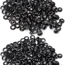 100 Eyelet Black Brass Grommet