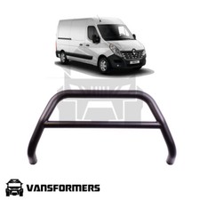 Renault Master 2010+ On A-Bar Matte Black (Nudge Bar Bull Bar Spoiler)