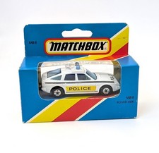 Matchbox Superfast 8 Rover 3500 'POLICE', Chrome Siren LESNEY ENGLAND BASE - MIB