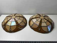 2 X Tiffany Style Uplighter